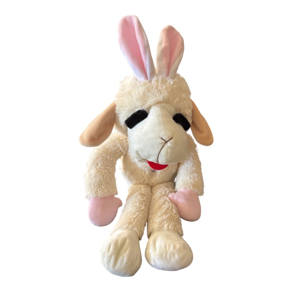 Multipet Lamb Chop Easter Bunny Dog Toy Plush‎  2022 Shari Lewis 13 Inch